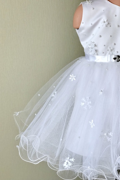 Платье снежинки